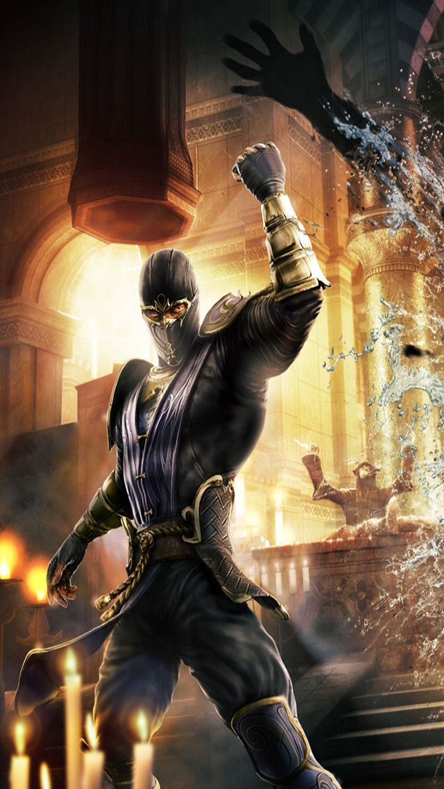 Mortal Kombat Fatality for 640 x 1136 iPhone 5 resolution
