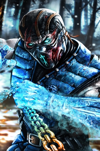 Mortal Kombat X Subzero for 320 x 480 iPhone resolution