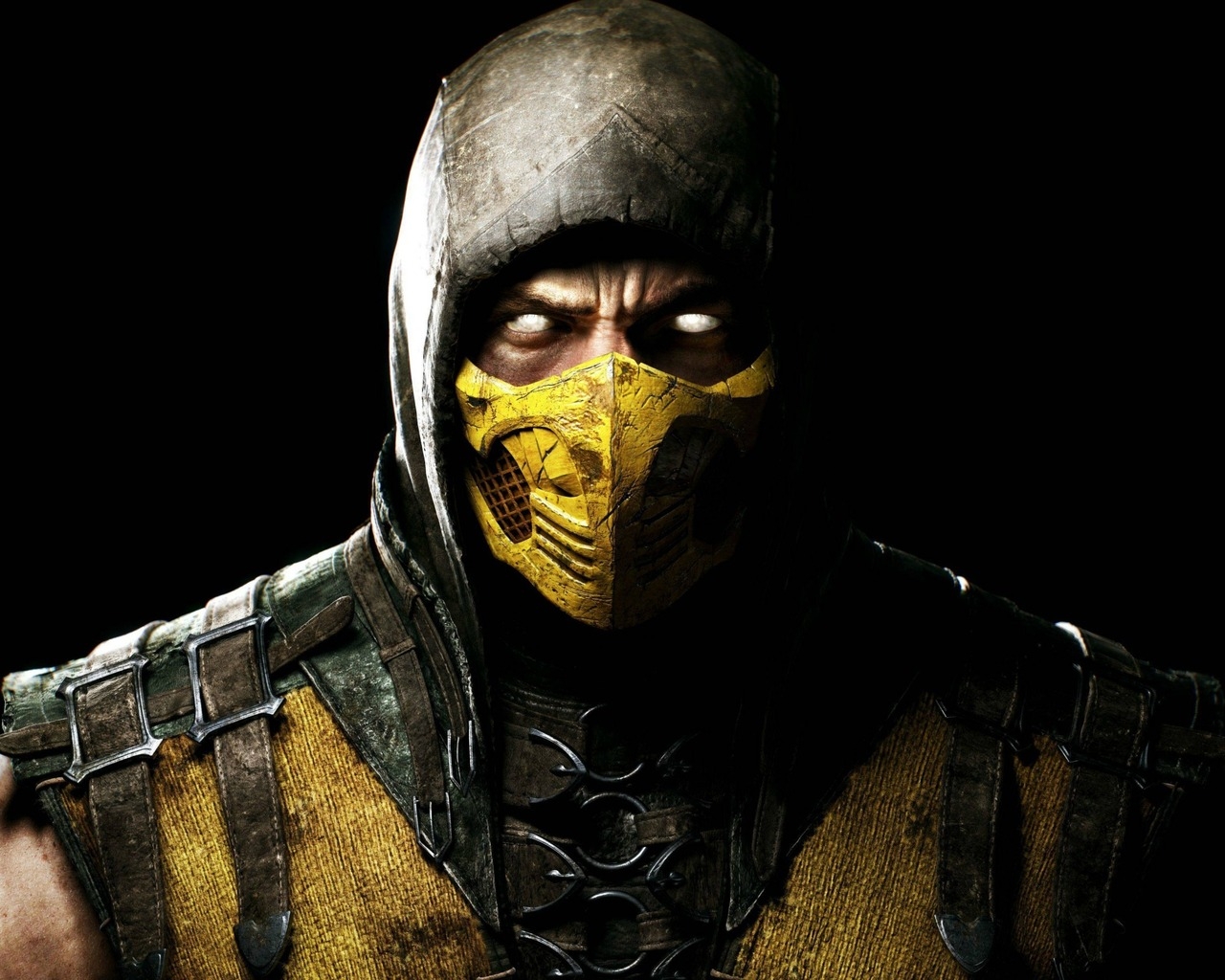 Mortal Kombat Yellow Scorpion for 1280 x 1024 resolution