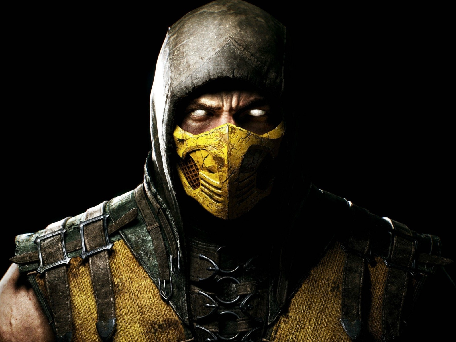 Mortal Kombat Yellow Scorpion for 1600 x 1200 resolution