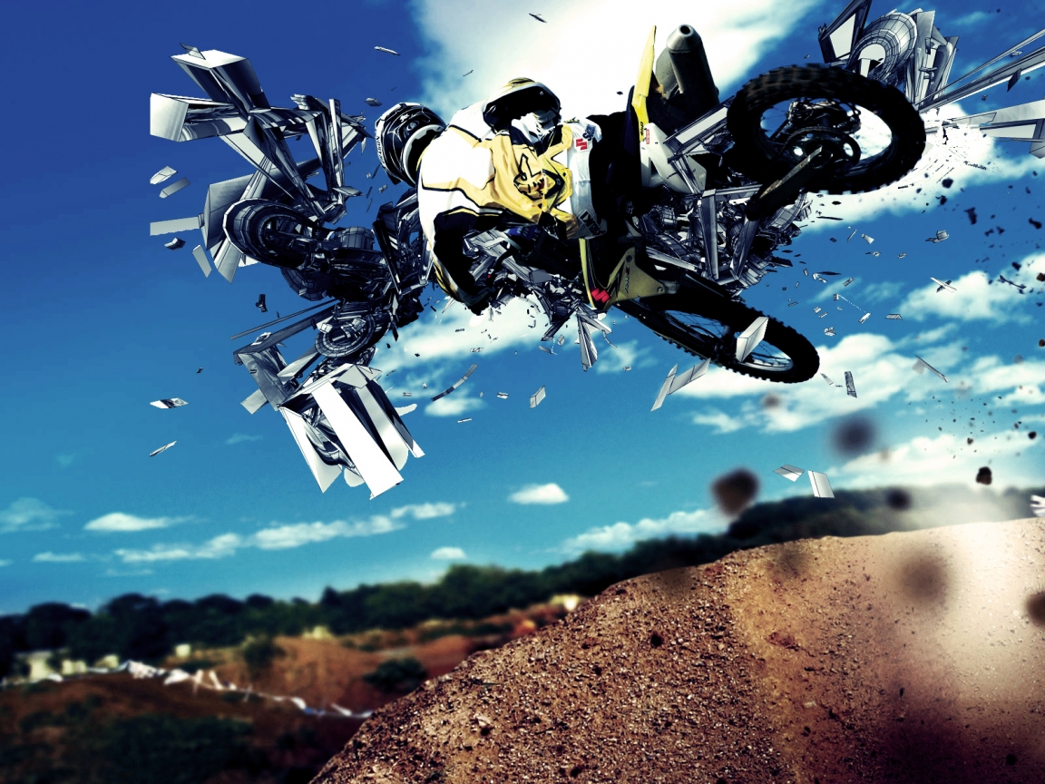 Motorcycle Race for 1152 x 864 resolution