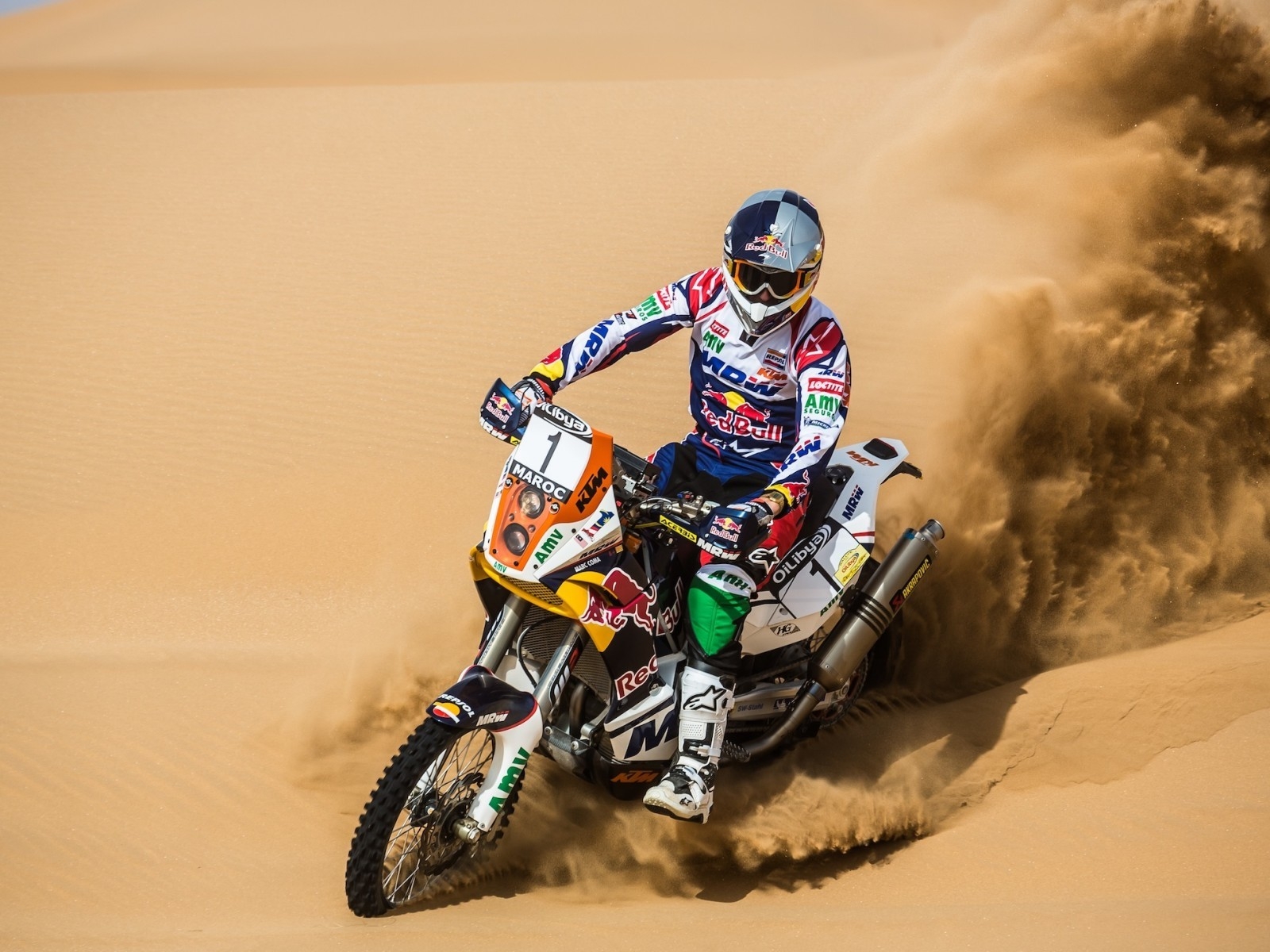 Motorcycle Rally Dakar for 1600 x 1200 resolution