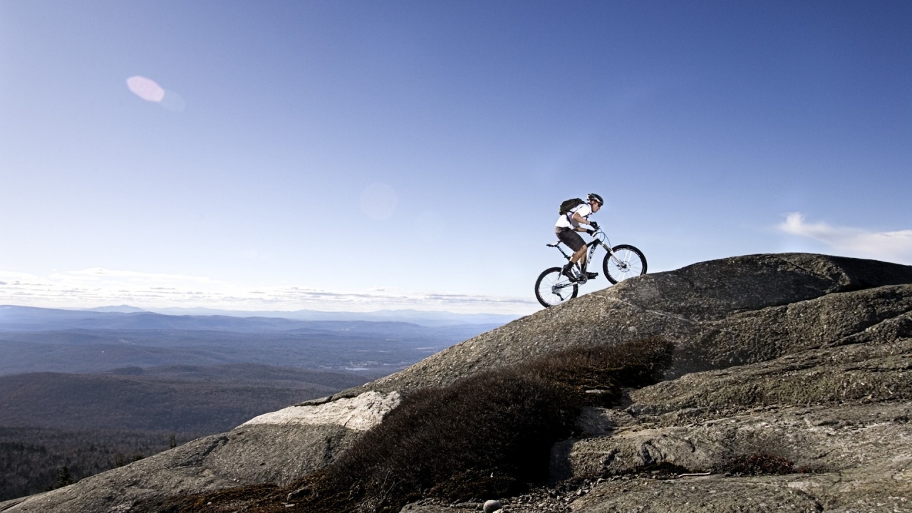 Mountain Bike Race for 1280 x 720 HDTV 720p resolution