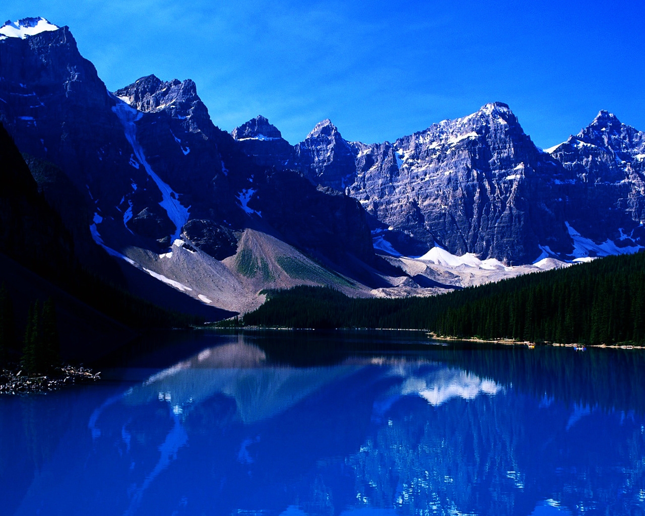 Mountain Blue Lake for 1280 x 1024 resolution
