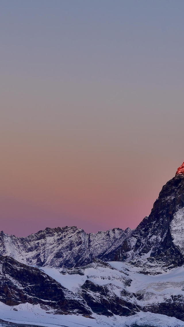 Mountain Peak for 640 x 1136 iPhone 5 resolution