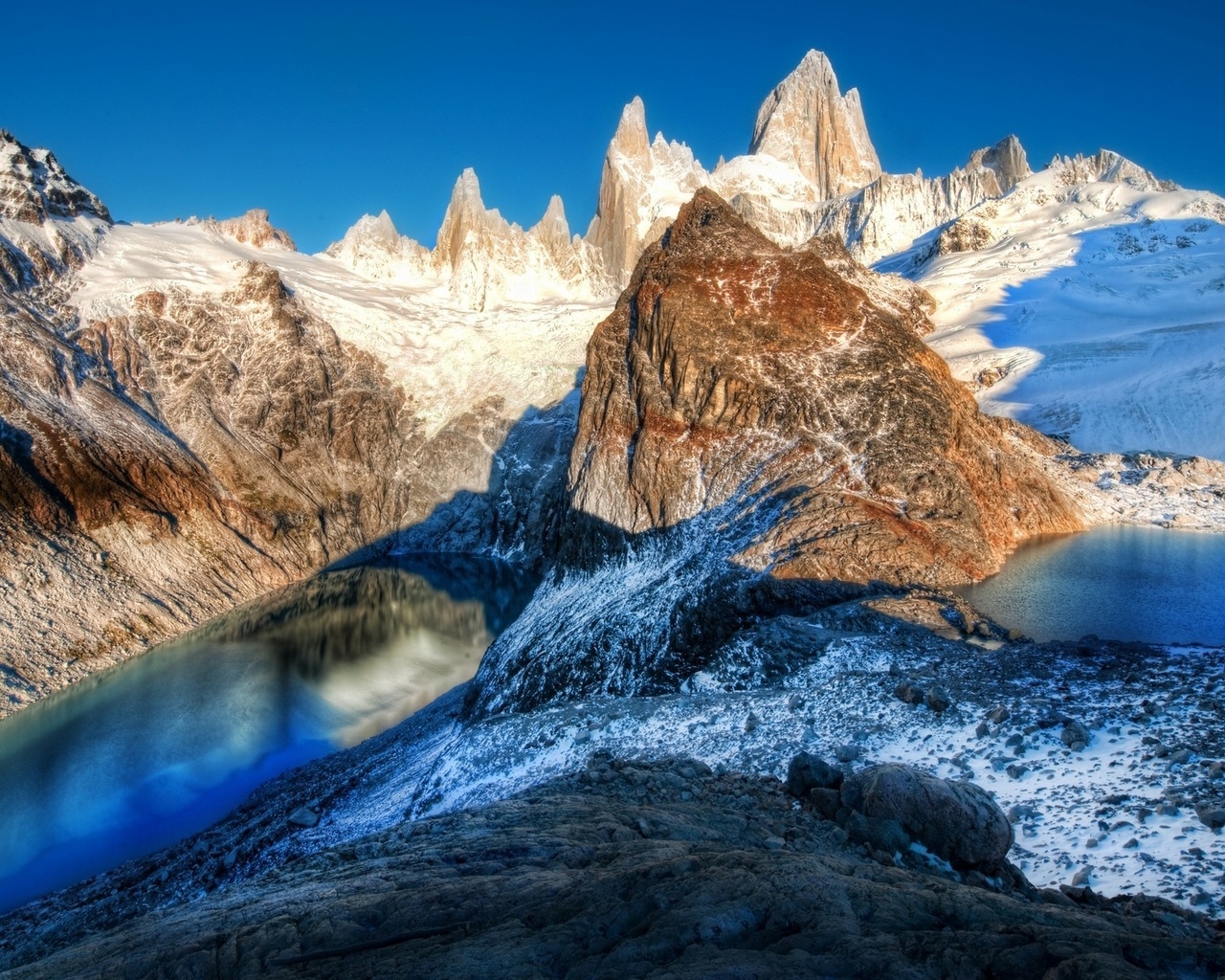 Mountain Rocks Landscape for 1280 x 1024 resolution