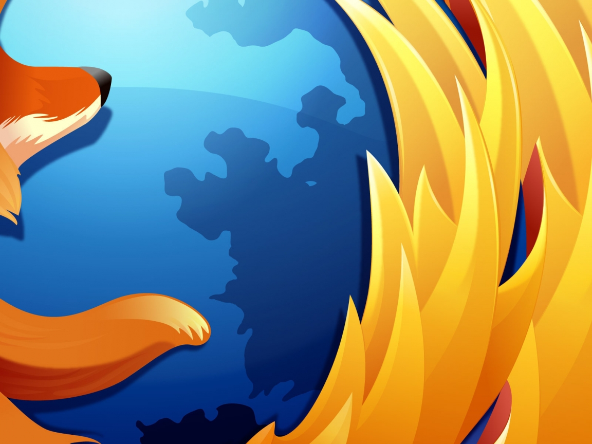 Mozilla Firefox for 1152 x 864 resolution
