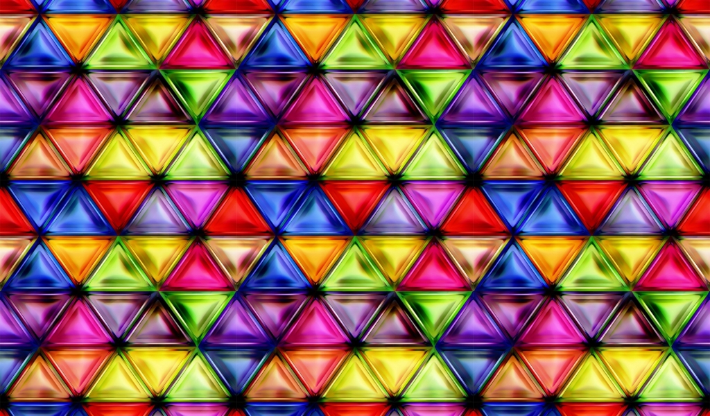 Multicolored Glass  for 1024 x 600 widescreen resolution