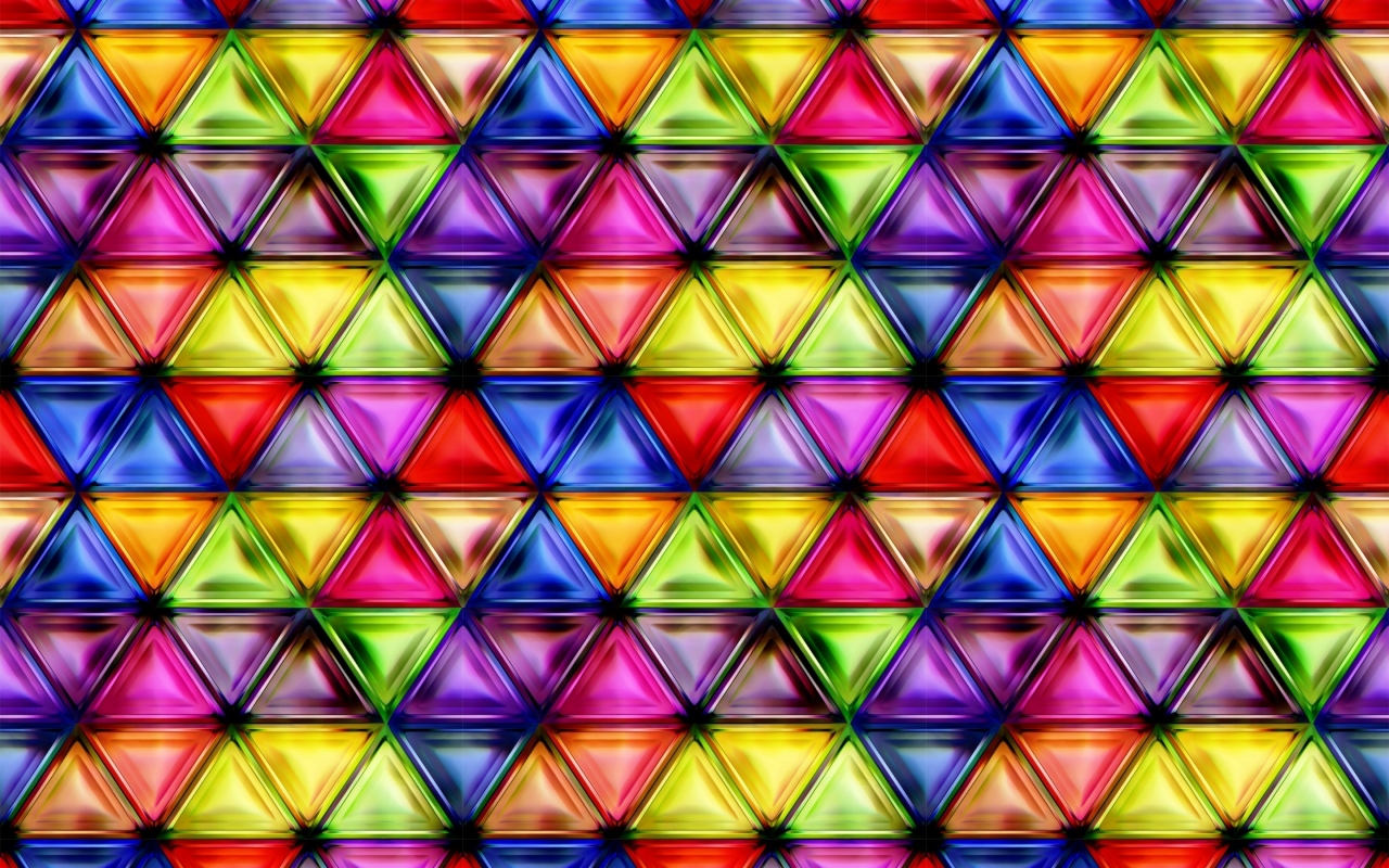 Multicolored Glass  for 1280 x 800 widescreen resolution
