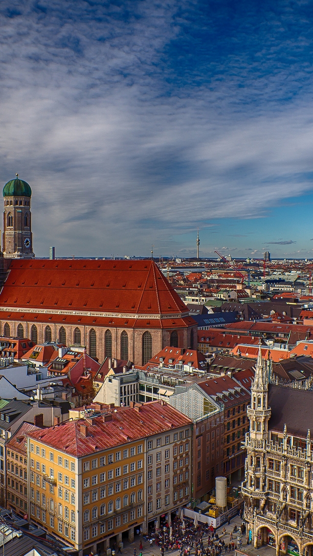 Munich Bavaria for 640 x 1136 iPhone 5 resolution