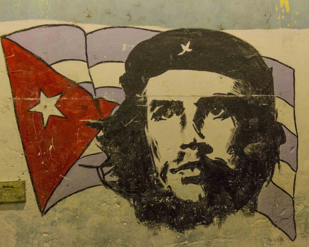 Mural Che Guevara for 1280 x 1024 resolution