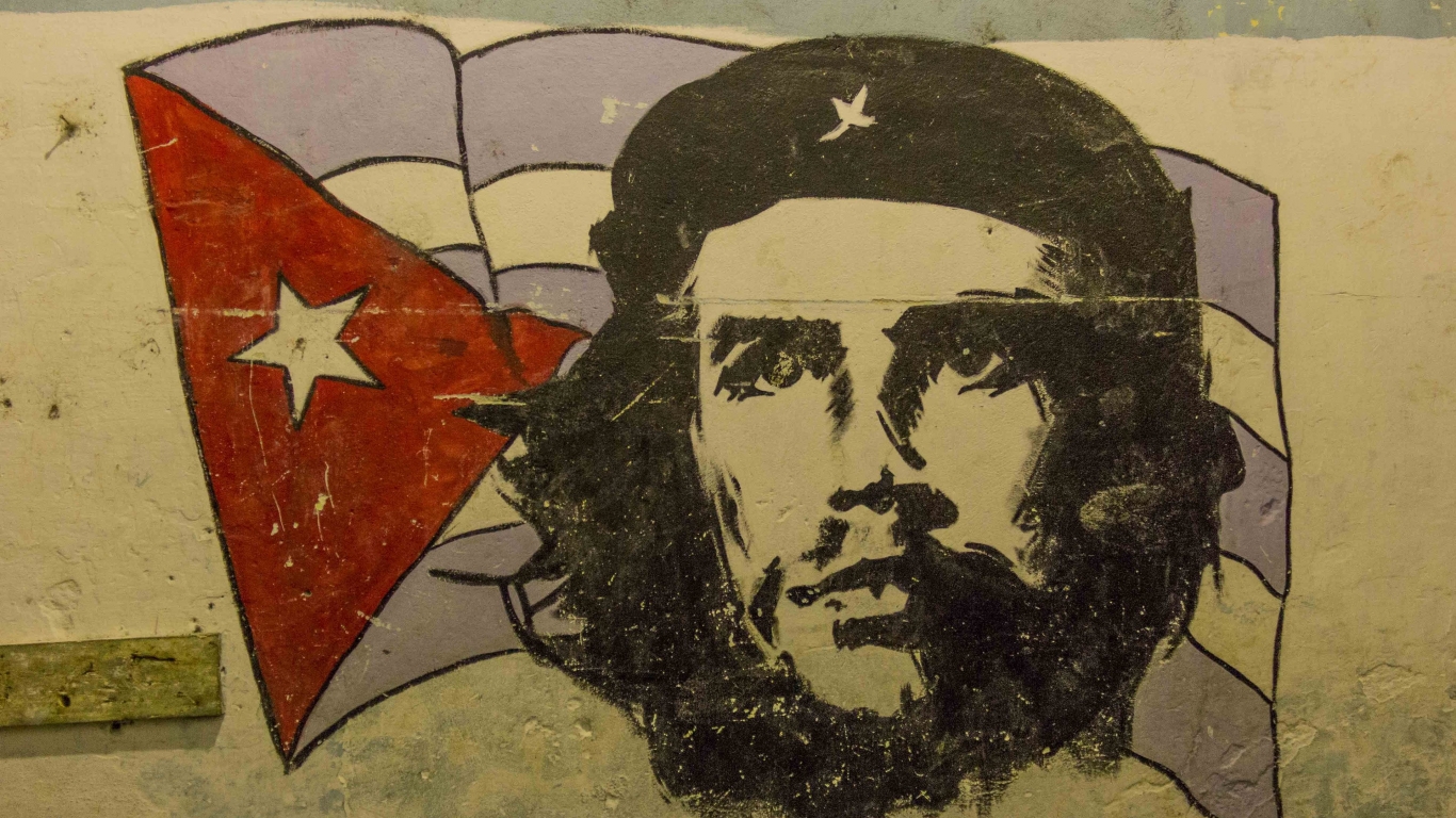 Mural Che Guevara for 1366 x 768 HDTV resolution