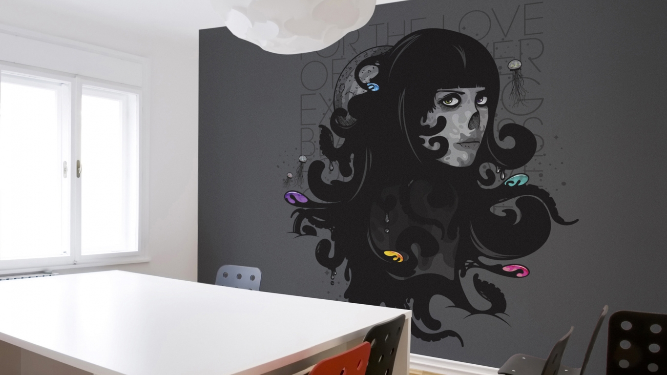 Murals For the Love for 1366 x 768 HDTV resolution