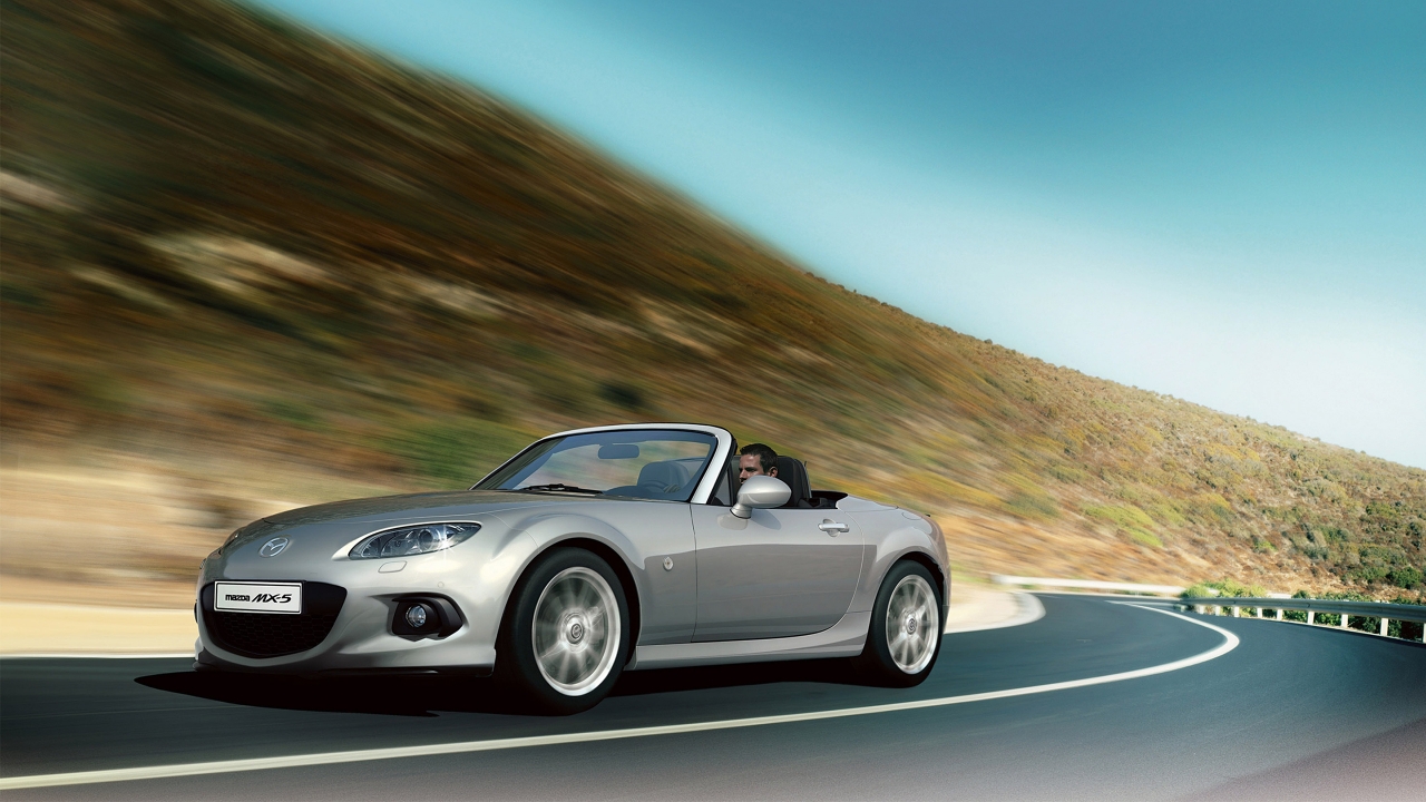 MX 5 Mazda Roadster Speed for 1280 x 720 HDTV 720p resolution