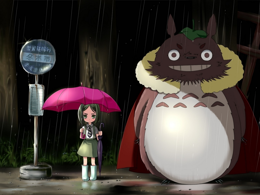 My Neighbor Totoro for 1024 x 768 resolution