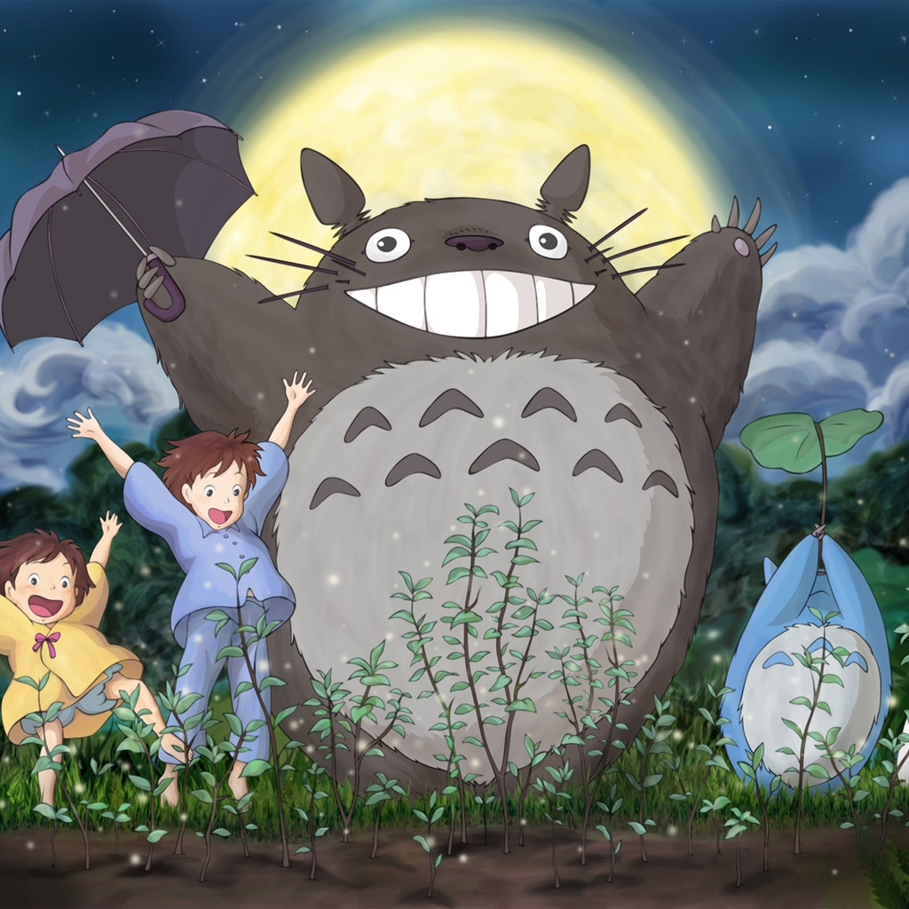 My Neighbor Totoro Movie for 1024 x 1024 iPad resolution
