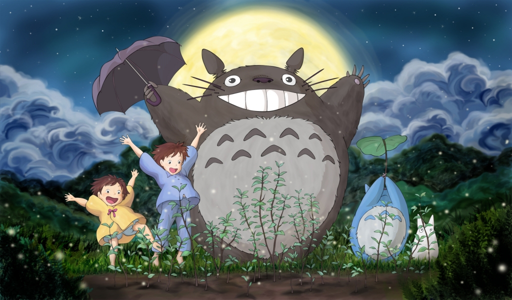 My Neighbor Totoro Movie for 1024 x 600 widescreen resolution