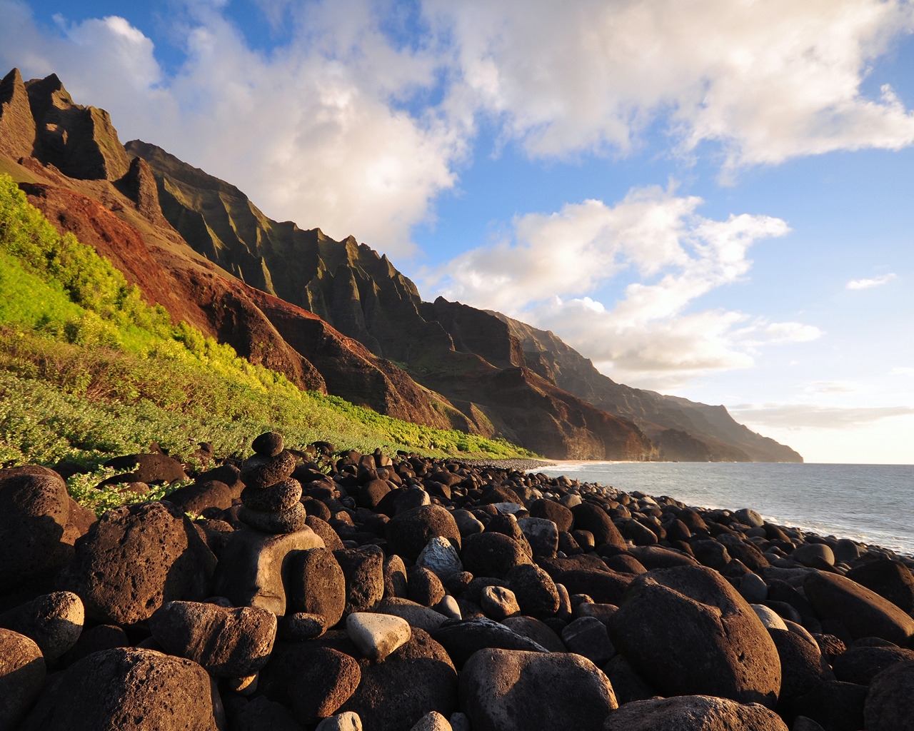 Na Pali Evening for 1280 x 1024 resolution