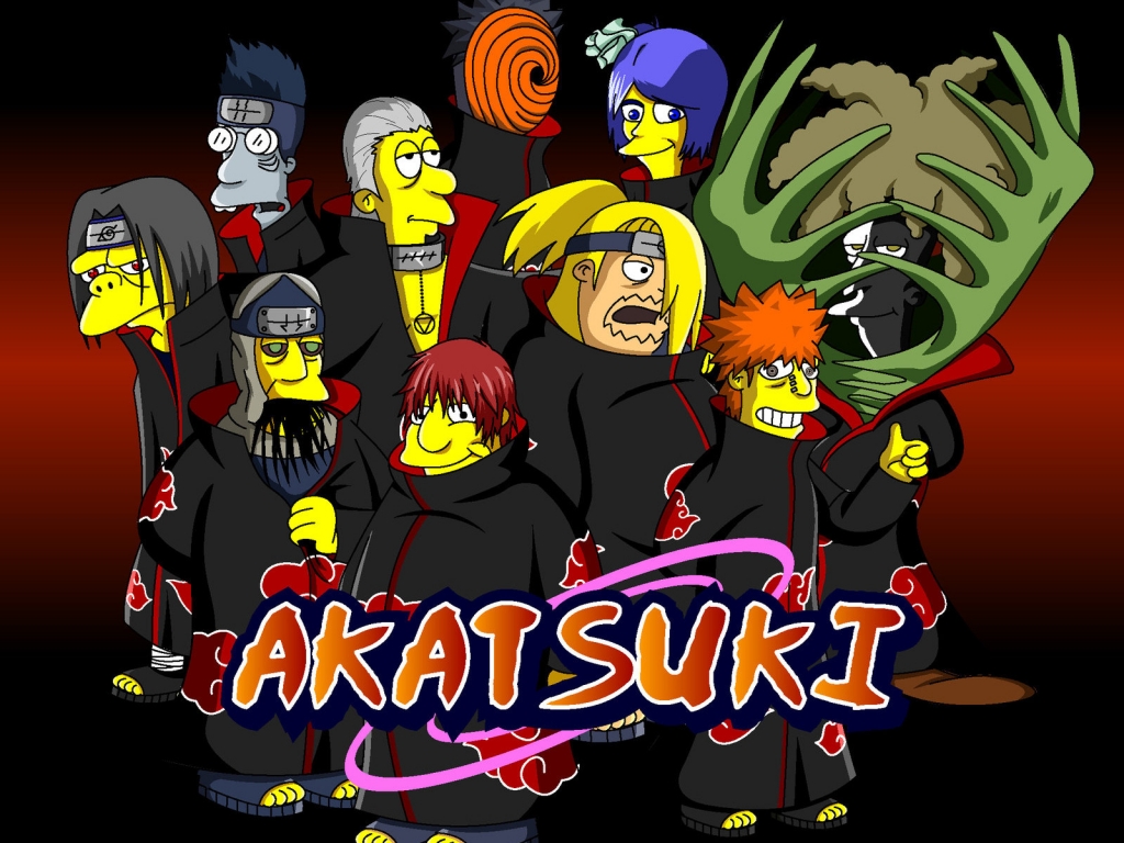 Naruto Simpsons for 1024 x 768 resolution