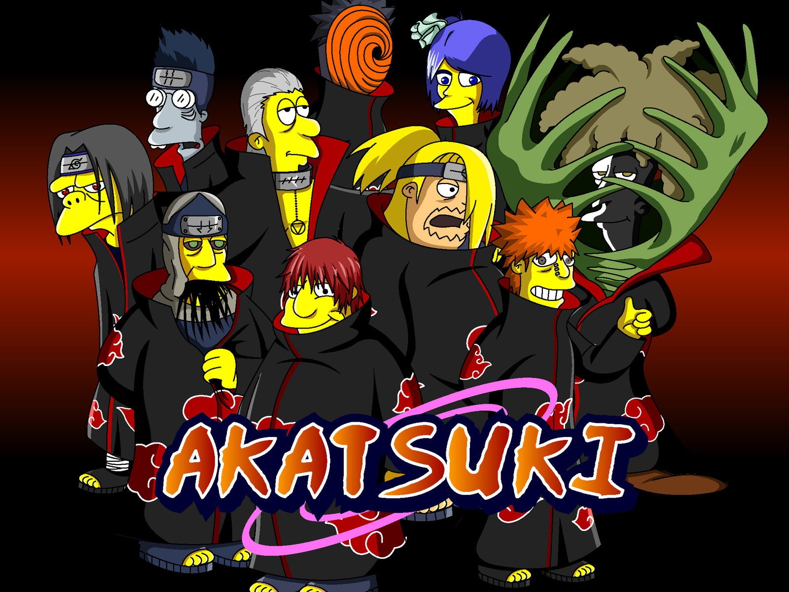 Naruto Simpsons for 1600 x 1200 resolution