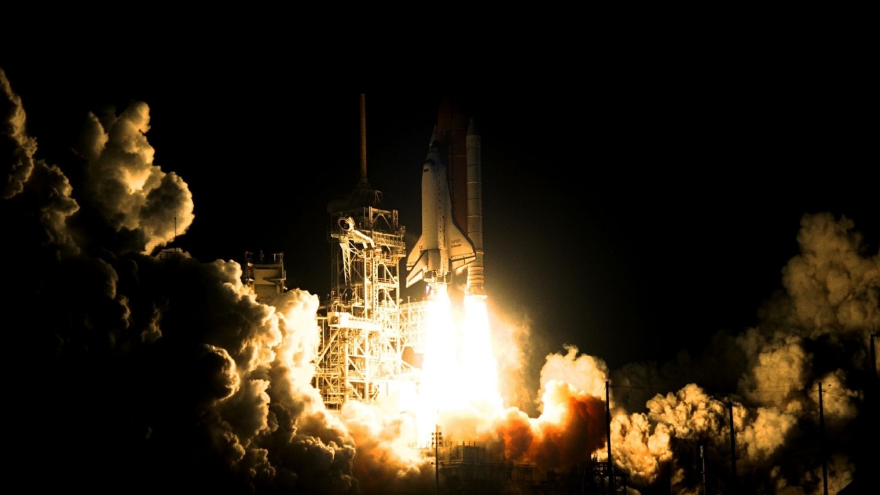 NASA Rocket Launch for 1280 x 720 HDTV 720p resolution