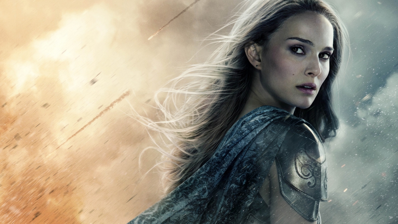 Natalie Portman Thor The Dark World for 1366 x 768 HDTV resolution