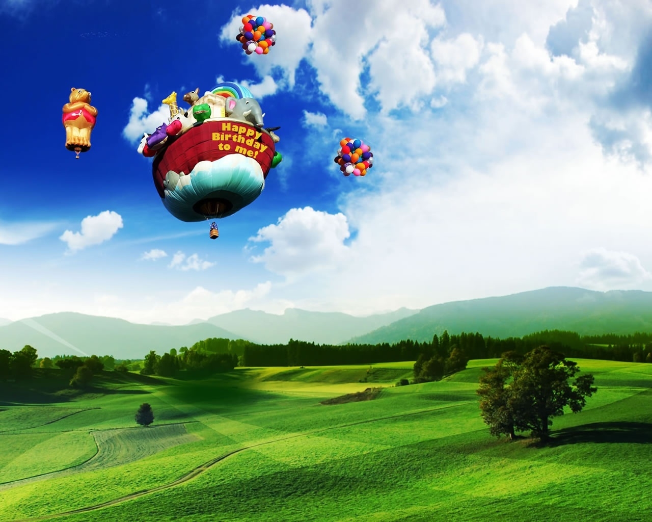 Nature 3D Landscape Fantasy for 1280 x 1024 resolution