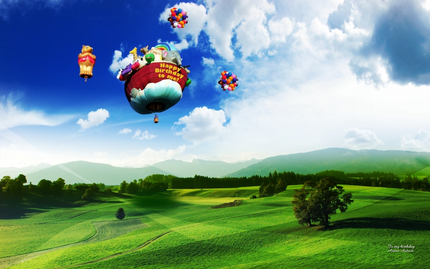 Nature 3D Landscape Fantasy for 1440 x 900 widescreen resolution