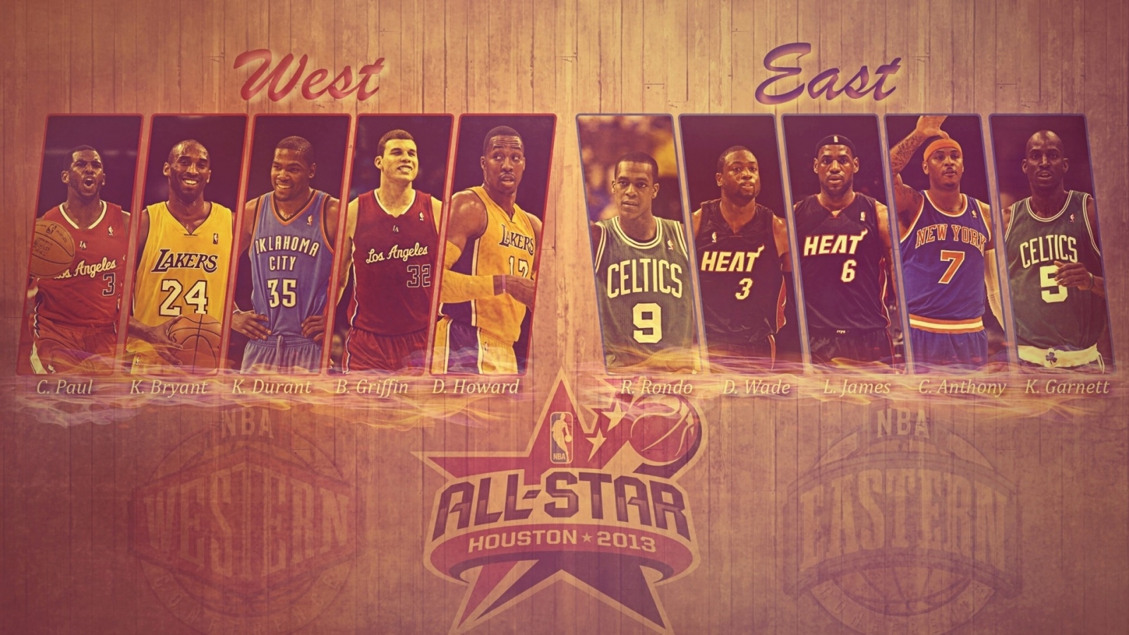 NBA All Star for 1600 x 900 HDTV resolution