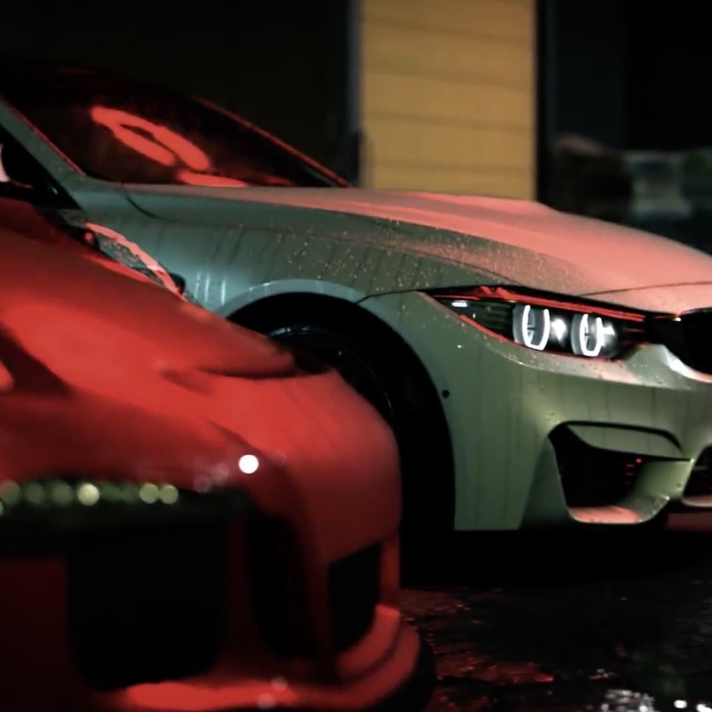 Need For Speed BMW and Porsche for 1024 x 1024 iPad resolution