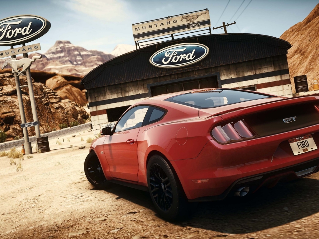 Need For Speed Ford Mustang for 1024 x 768 resolution