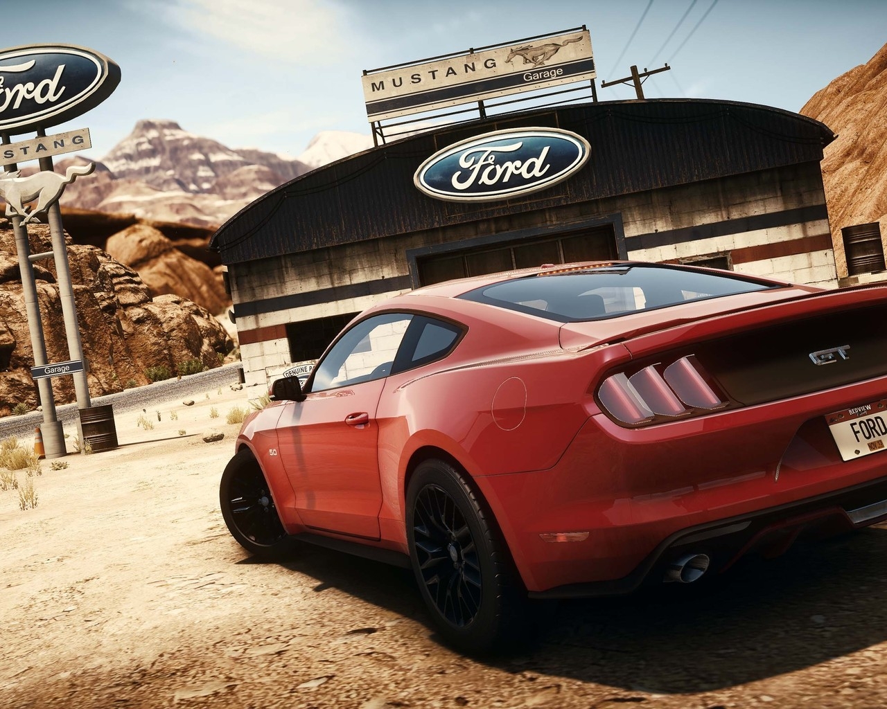 Need For Speed Ford Mustang for 1280 x 1024 resolution