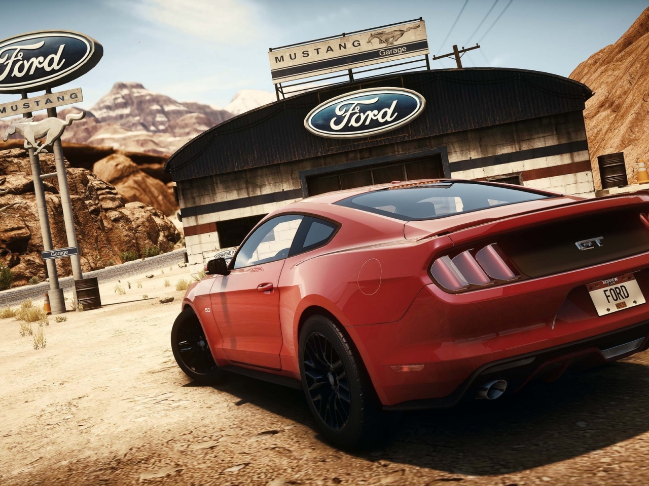 Need For Speed Ford Mustang for 1280 x 960 resolution