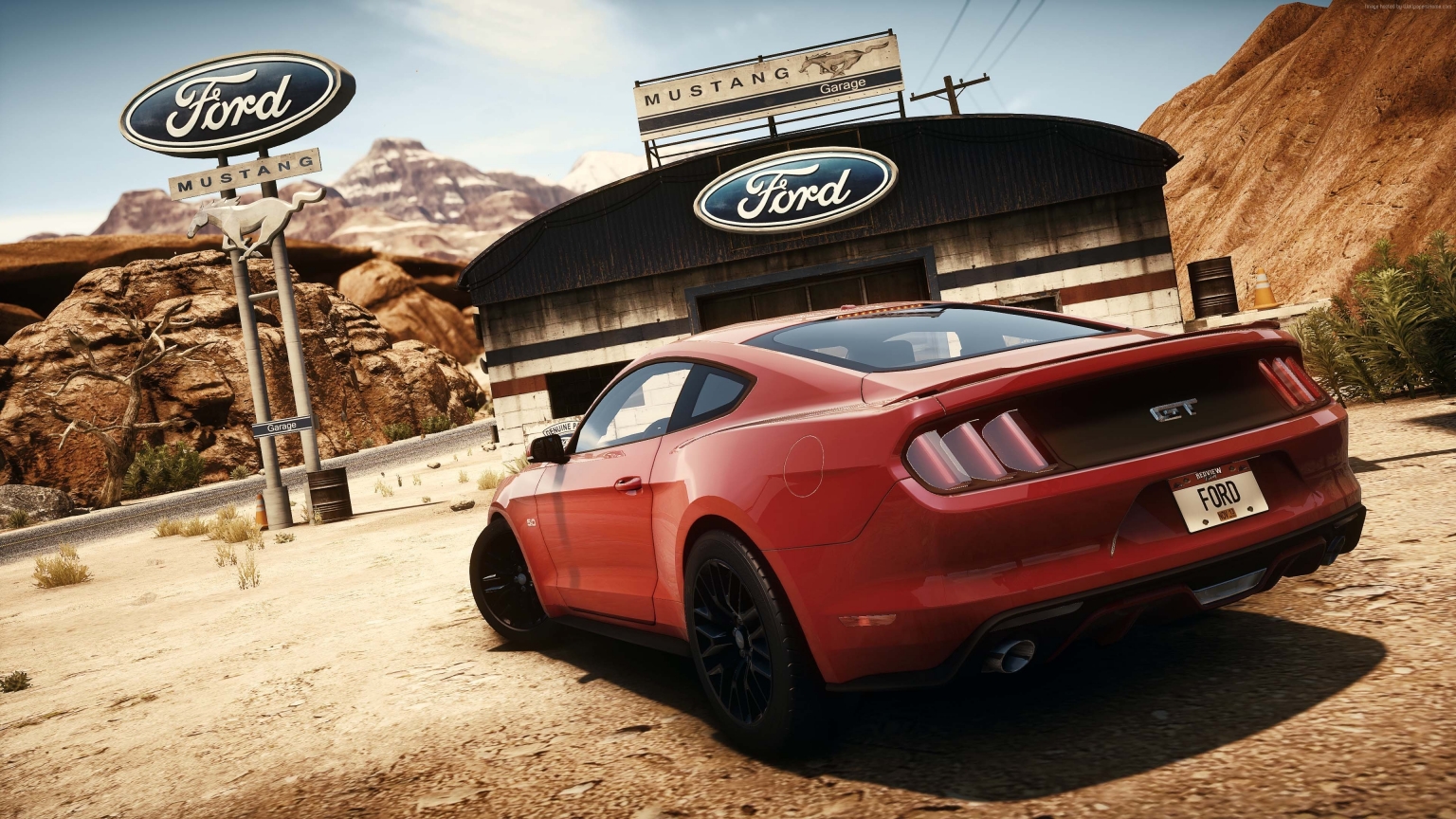 Need For Speed Ford Mustang for 1536 x 864 HDTV resolution