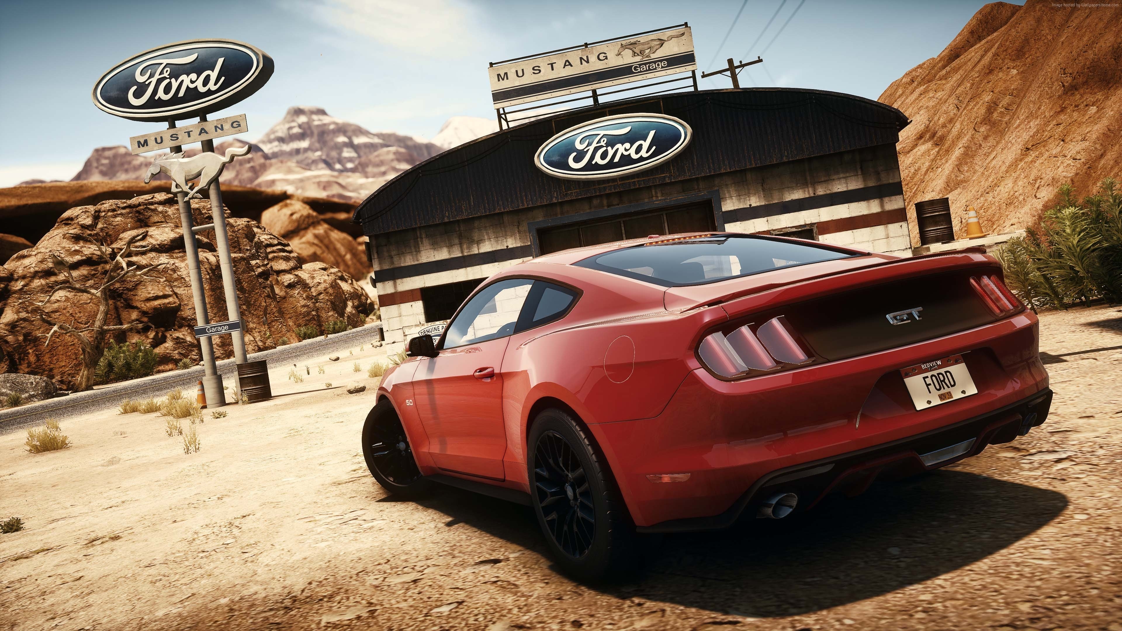 Need For Speed Ford Mustang for 3840 x 2160 Ultra HD resolution
