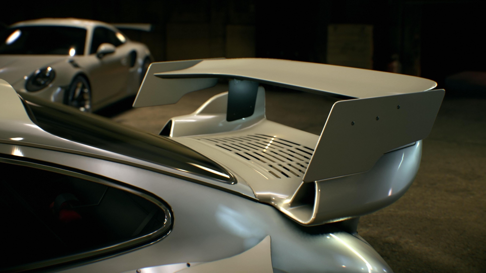 Need For Speed Porsche Spoiler for 1600 x 900 HDTV resolution