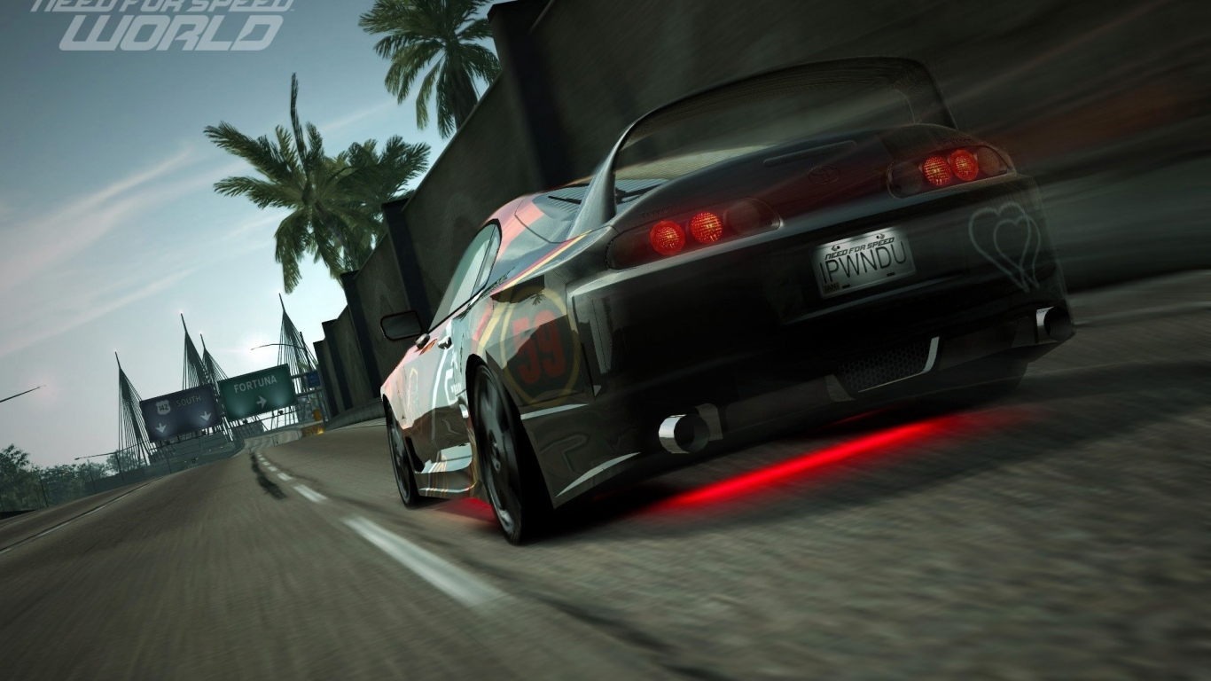 Need for Speed World Poster for 1366 x 768 HDTV resolution