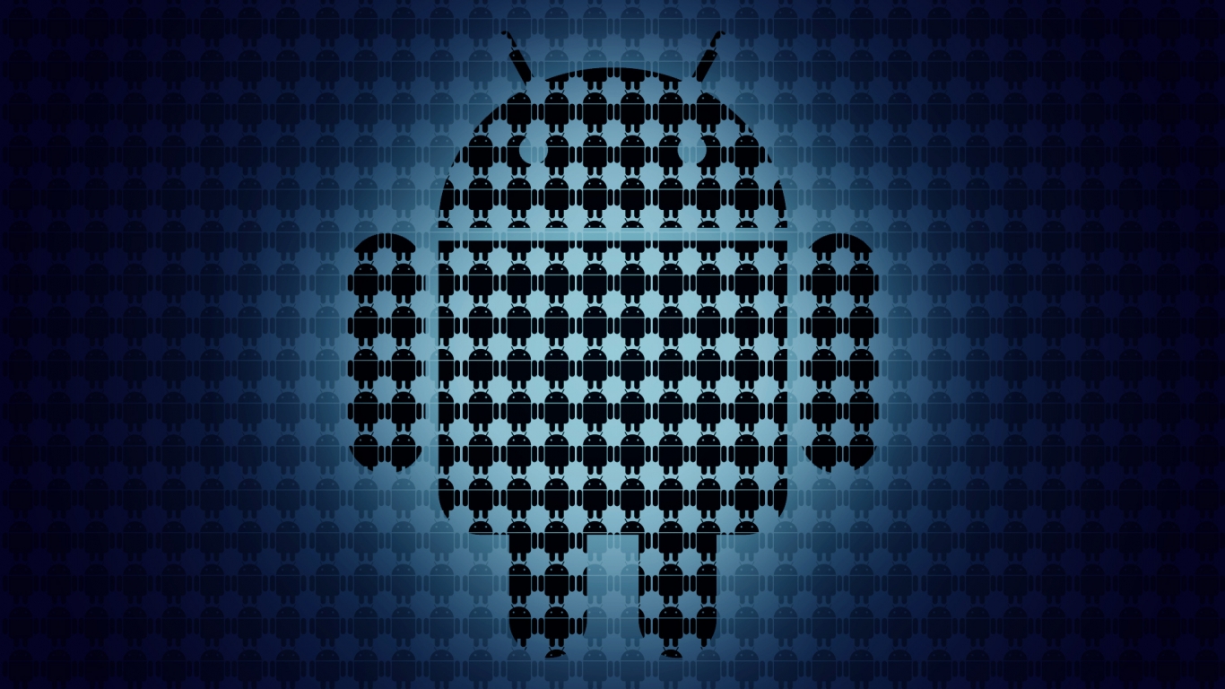 New Android Logo for 1366 x 768 HDTV resolution