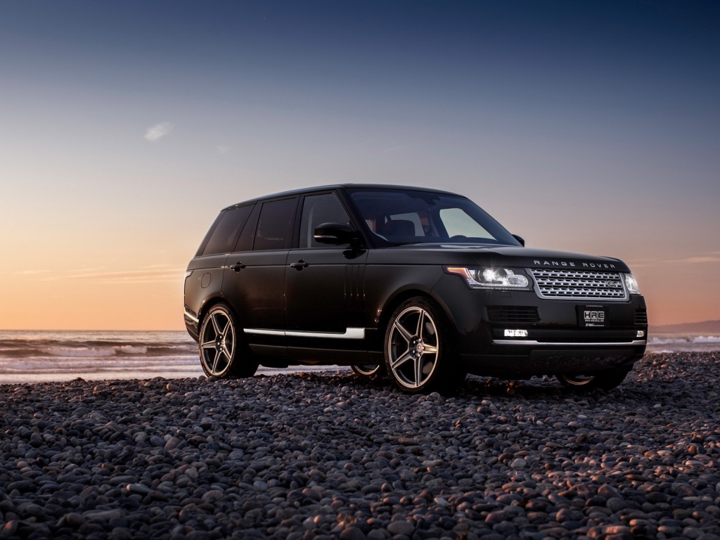 New Black Range Rover for 1024 x 768 resolution