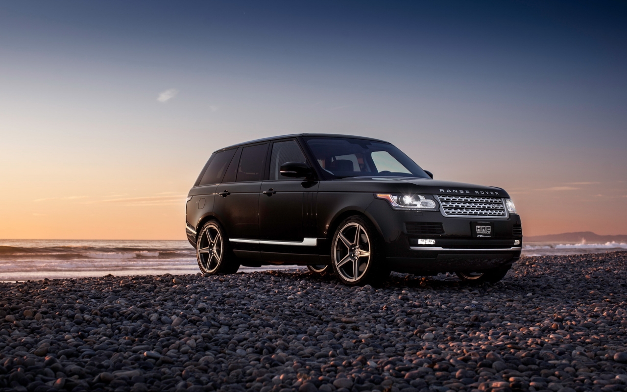 New Black Range Rover for 1280 x 800 widescreen resolution
