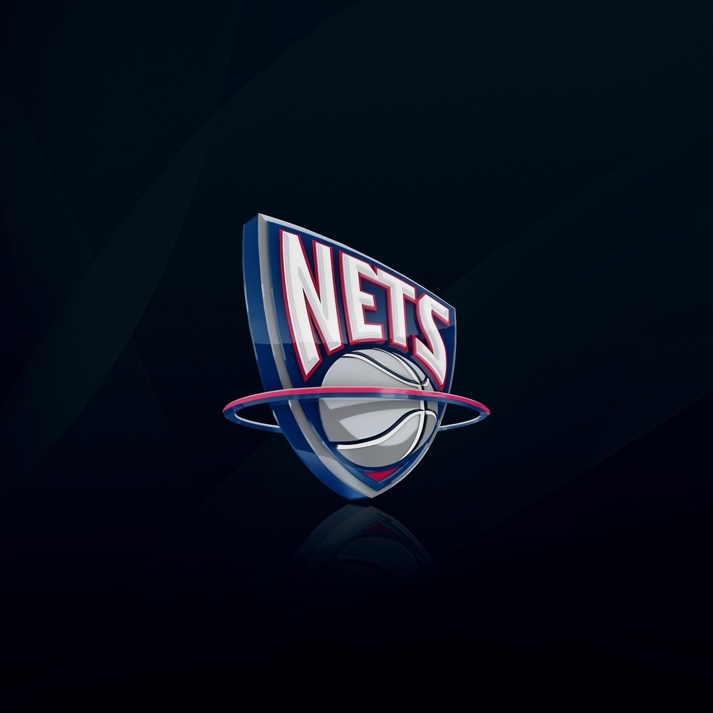 New Jersey Nets Logo for 1024 x 1024 iPad resolution