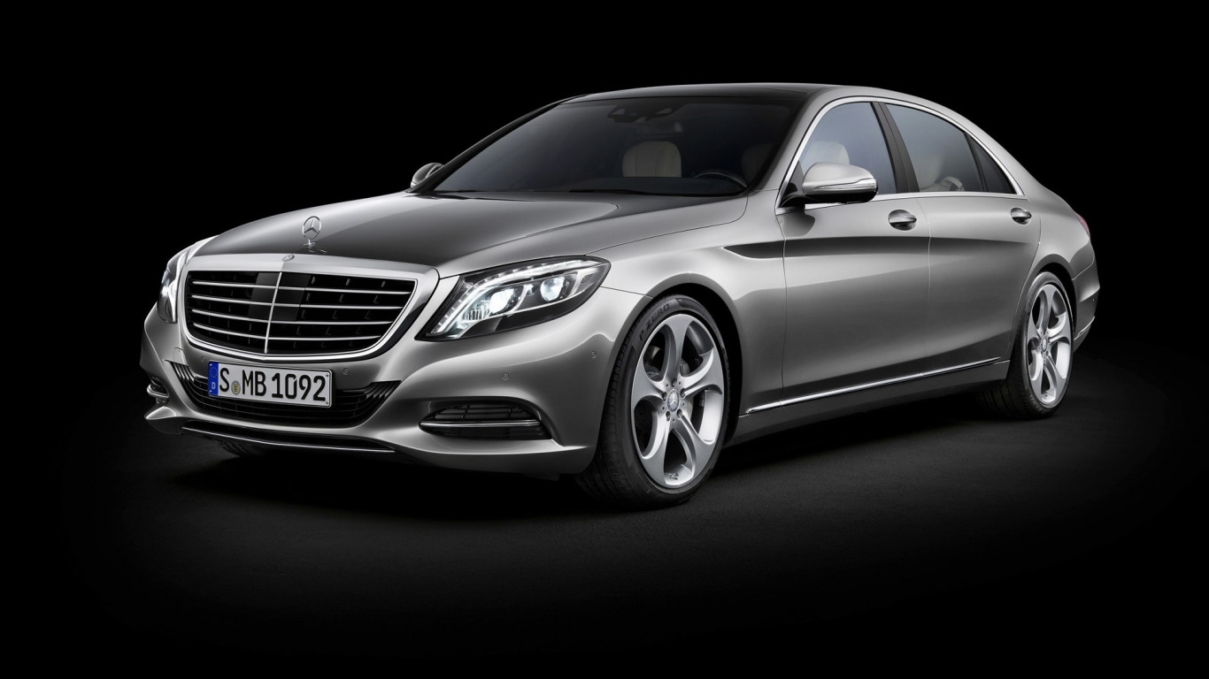 New Mercedes S Class for 1366 x 768 HDTV resolution