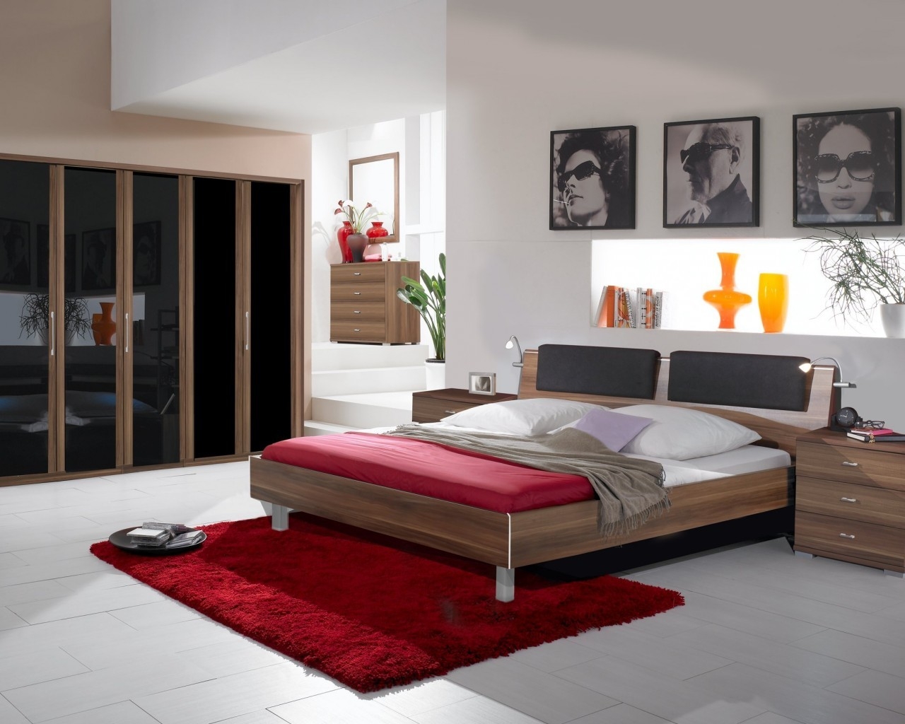 New Modern Bedroom for 1280 x 1024 resolution