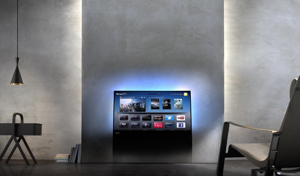 New Philips DesignLine TV for 1024 x 600 widescreen resolution