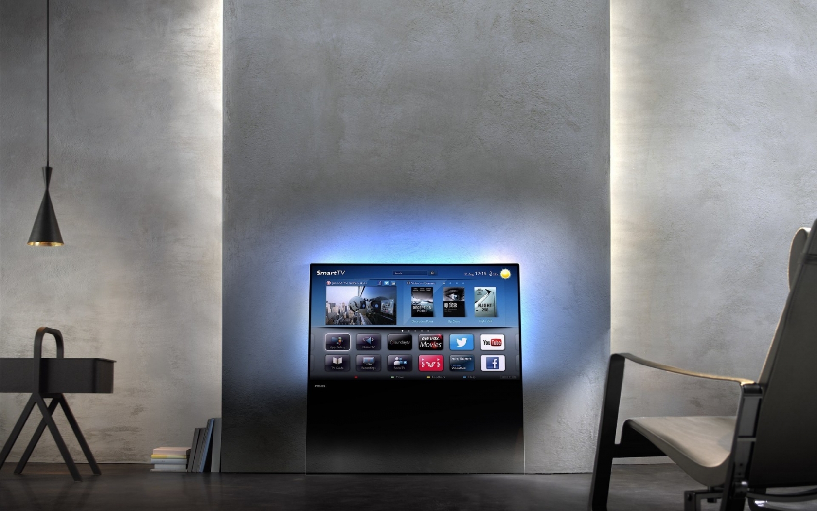 New Philips DesignLine TV for 1680 x 1050 widescreen resolution