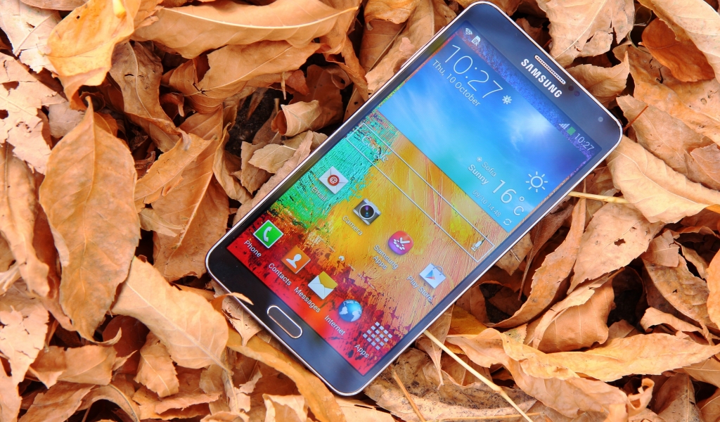 New Samsung Galaxy Note 3 for 1024 x 600 widescreen resolution