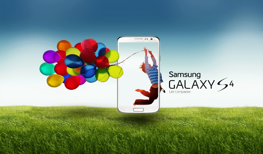 New Samsung Galaxy S4 for 1024 x 600 widescreen resolution