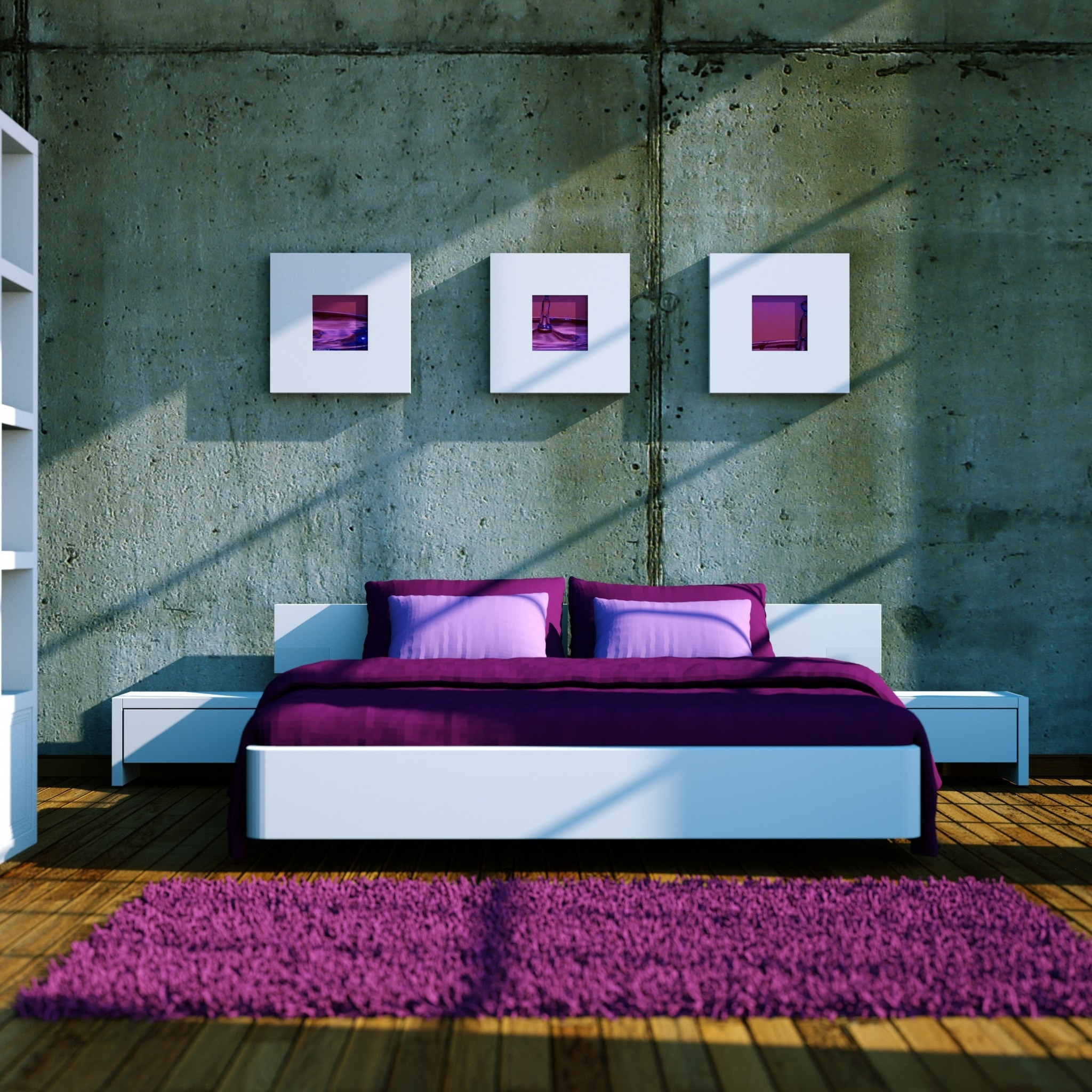 New Style Bedroom Design for 2048 x 2048 New iPad resolution