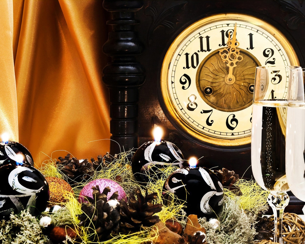 New Year Time for 1280 x 1024 resolution