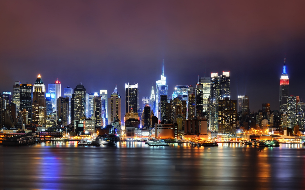 New York Lighting for 1280 x 800 widescreen resolution